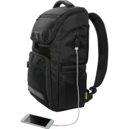 Castile UV-C Sterilisation Anti-Microbial RPET Laptop Backpack Phone